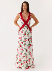 Aoifie Maxi Dress - Ivory Bloom