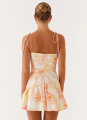 Abby Mini Dress - Floral Print