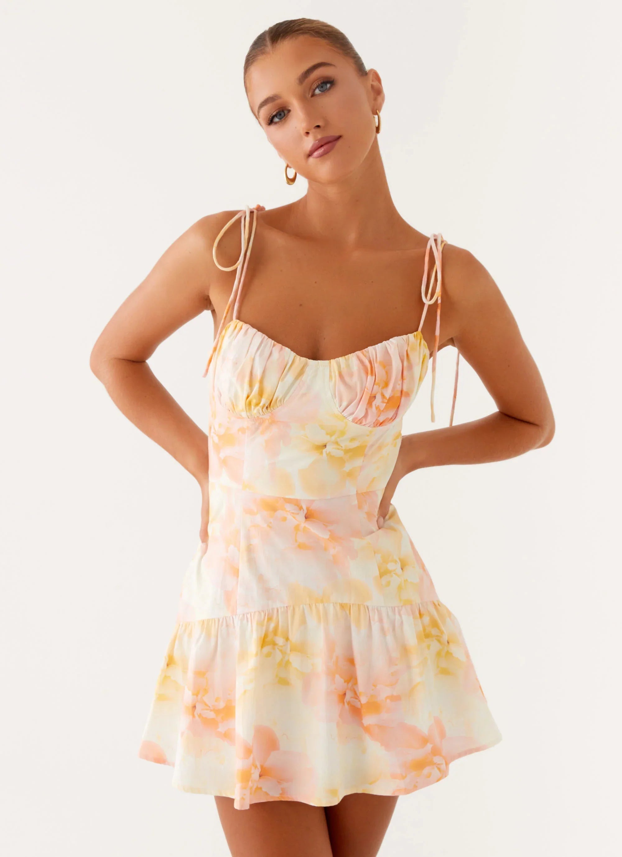 Abby Mini Dress - Floral Print