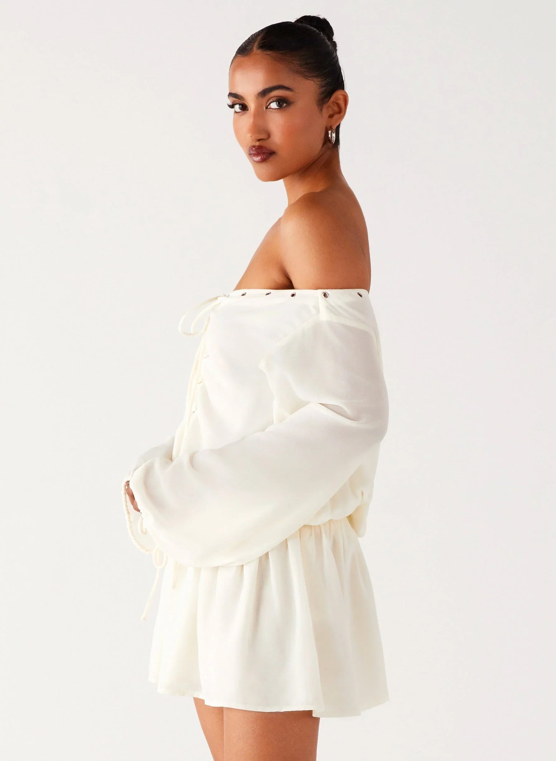 Astaria Mini Dress - Ivory