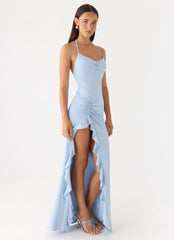 Augusta Maxi Dress - Blue