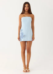 Yallie Mini Dress - Blue