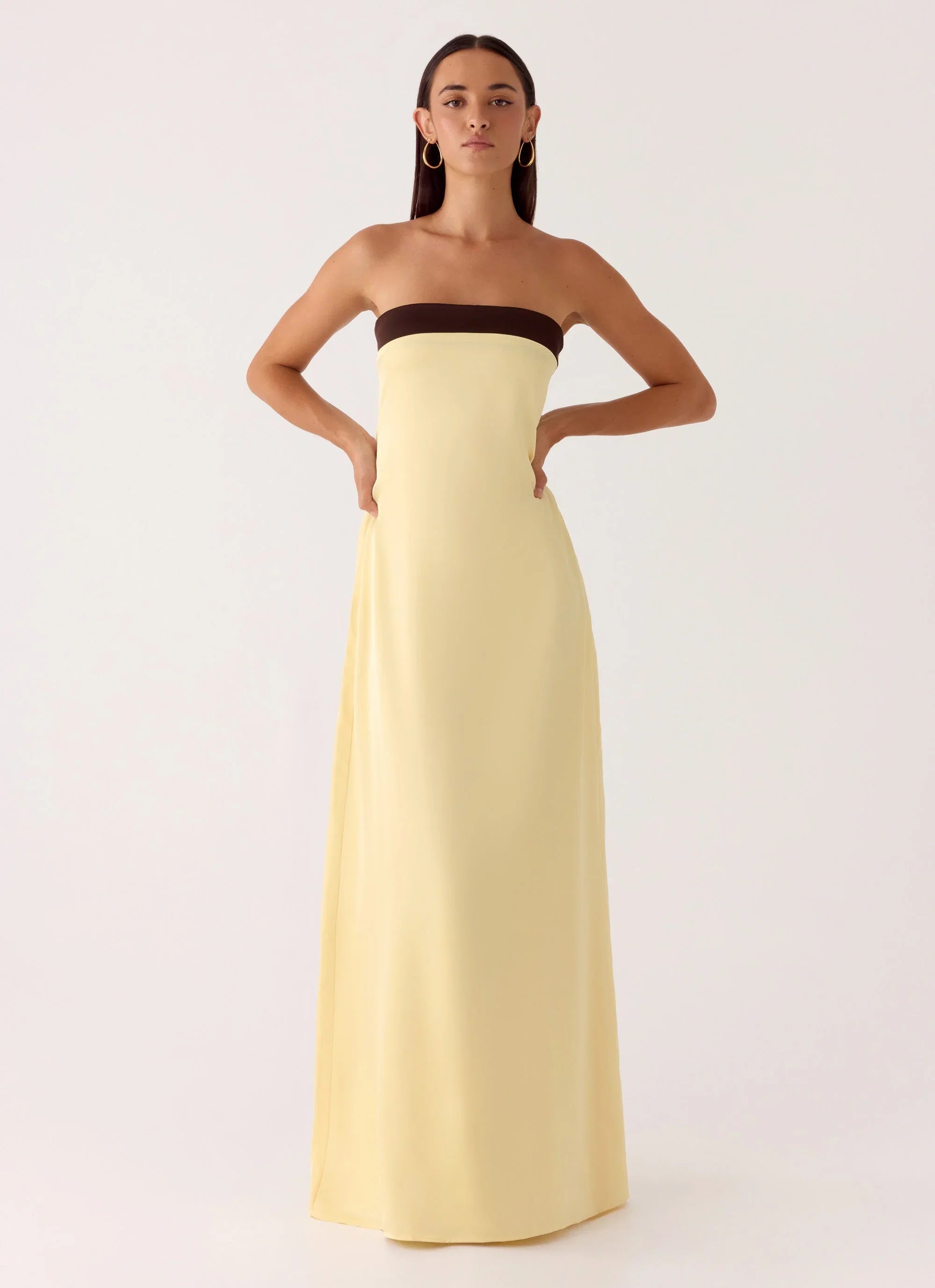 Jiana Maxi Dress - Baby Yellow
