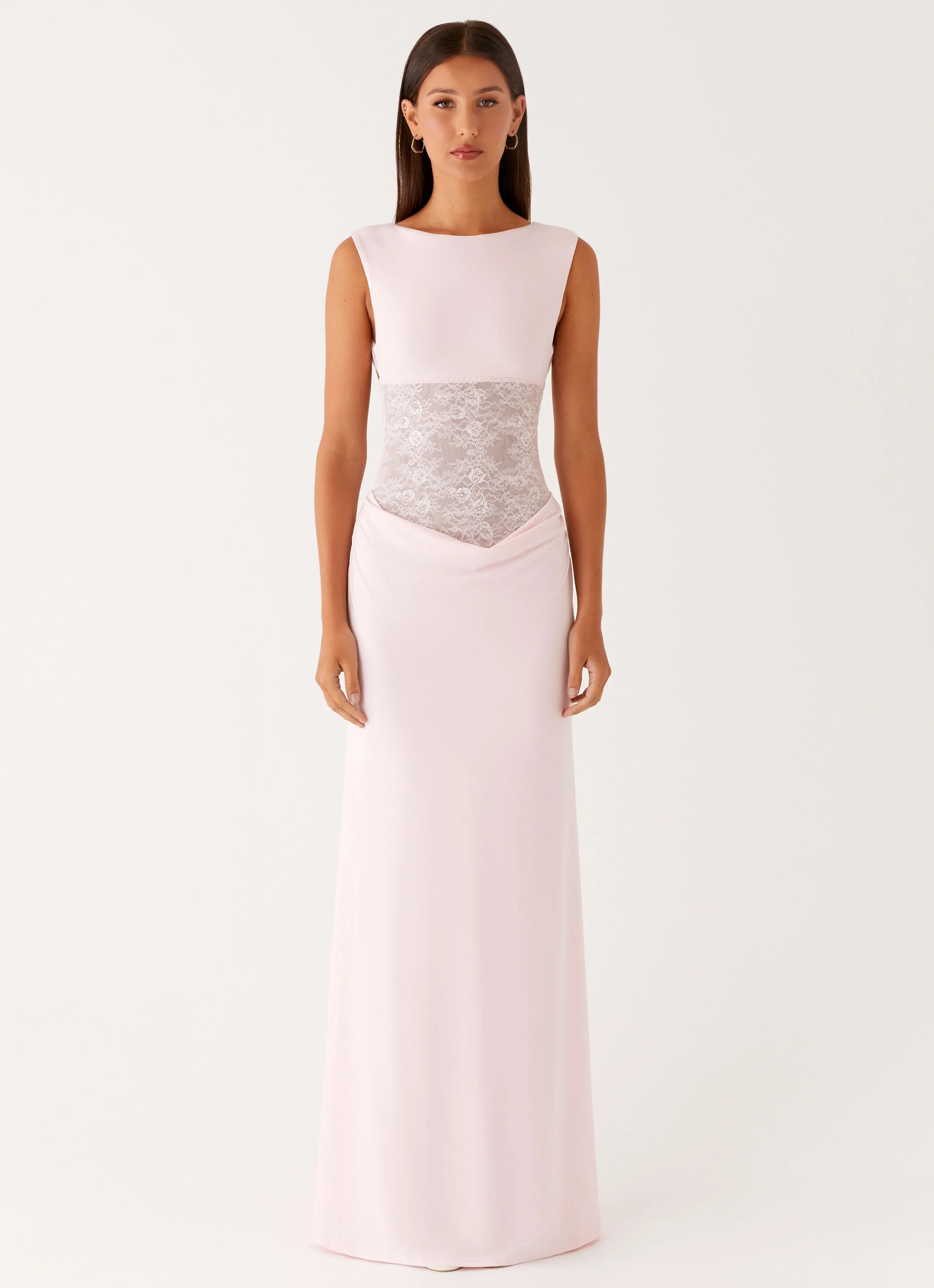 Love Tease Maxi Dress - Baby Pink